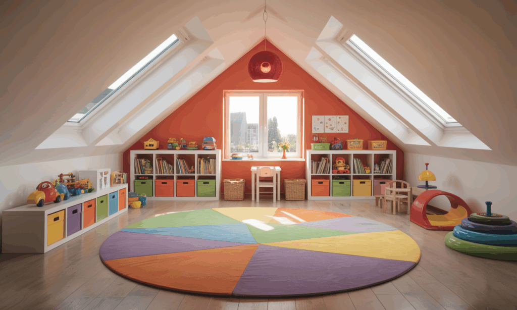 transformez vos combles en une salle de jeux unique et ludique pour toute la famille ! découvrez nos astuces d'aménagement pour optimiser l'espace et créer un environnement amusant et convivial. des idées de décoration, d'agencement et d'équipement pour faire de vos combles un véritable nid de divertissement.